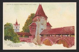Carte Postale Peter & Kohler : CHÃTEAU D'ESTAVAYER  (1910s)
