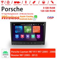 8 Zoll Android 13.0 Autoradio Für Porsche Cayman 987 911 997