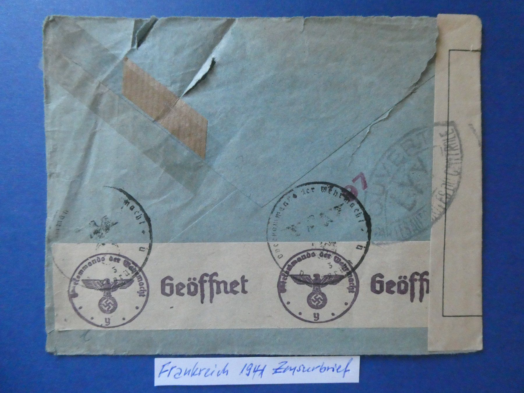 Tutti i francobolli: Frankreich 1941 Zensurbrief – Usato da Lausen venduto da Herbamare01 1