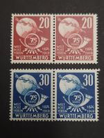 Französische Zone Württemberg Mi-N .51-52 Postfrisch Paare