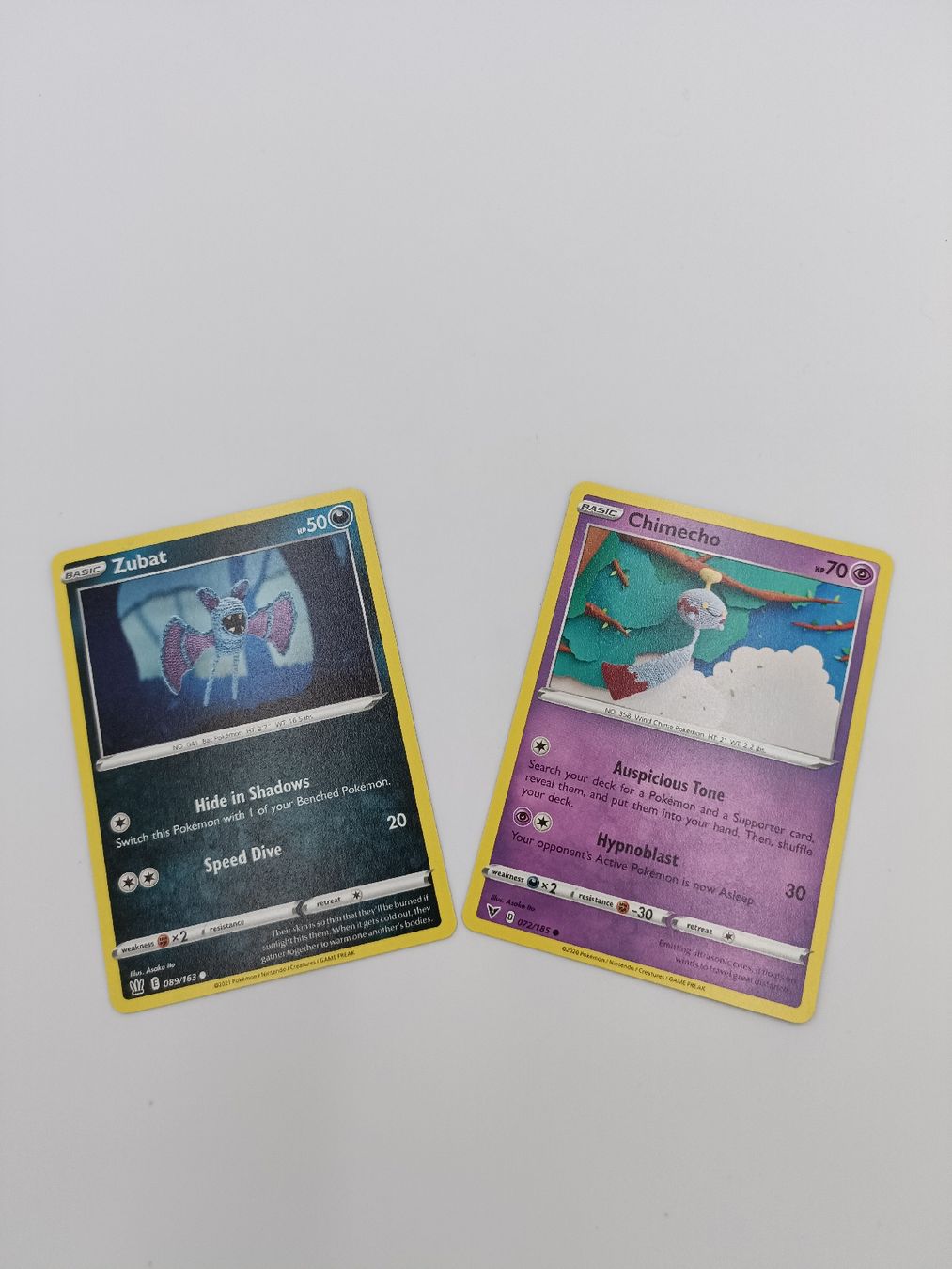 Karten: 2x Pokémon Karten Bundle | Asako Ito Häkel-Artwork | NM – Gebraucht aus Zihlschlacht von Sir_Lonedrinker