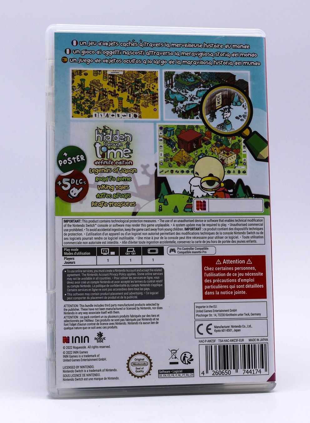 Giochi: Hidden Through Time: Definite Edition - Switch – Usato da Paudex venduto da dindeboy 1
