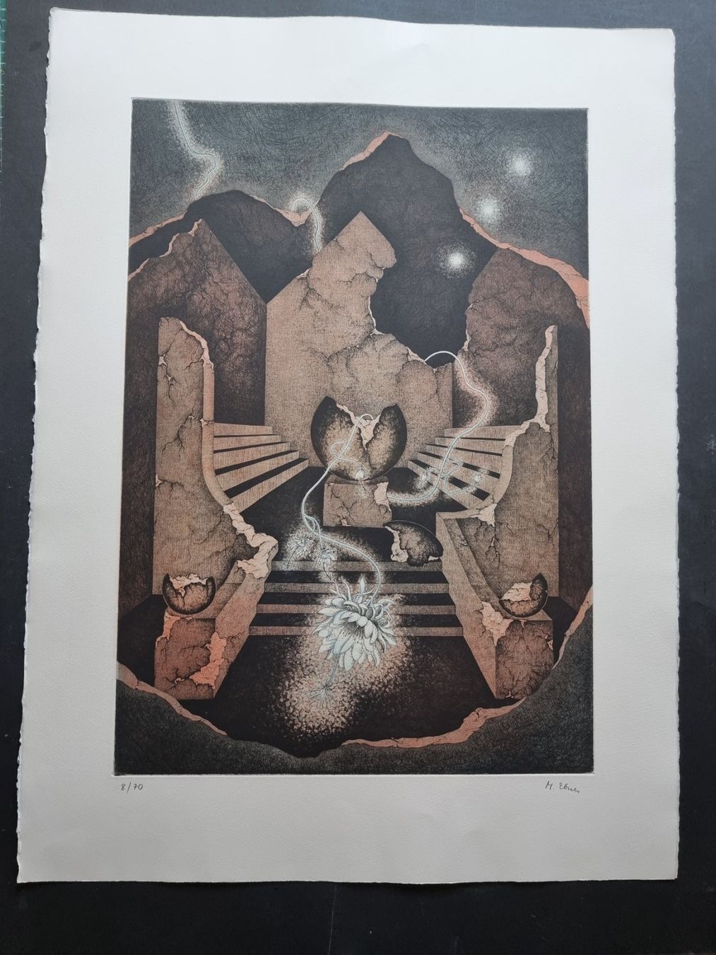 Grafica & Litografie: EBNER MARKUS RADIERUNG SIGNIERT NUMMERIERT – Usato da Gersau venduto da kunst-online 1