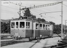BCe 2/4 11 devant le depot a Yverdon