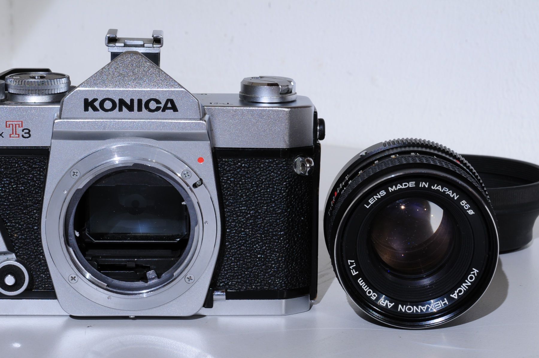 Konica Appareil photo: Konica T3 mit Hexanon AR 1,7 x 50 mm Top – D'occasion à Rheinfelden par Fotomechaniker-AD 9