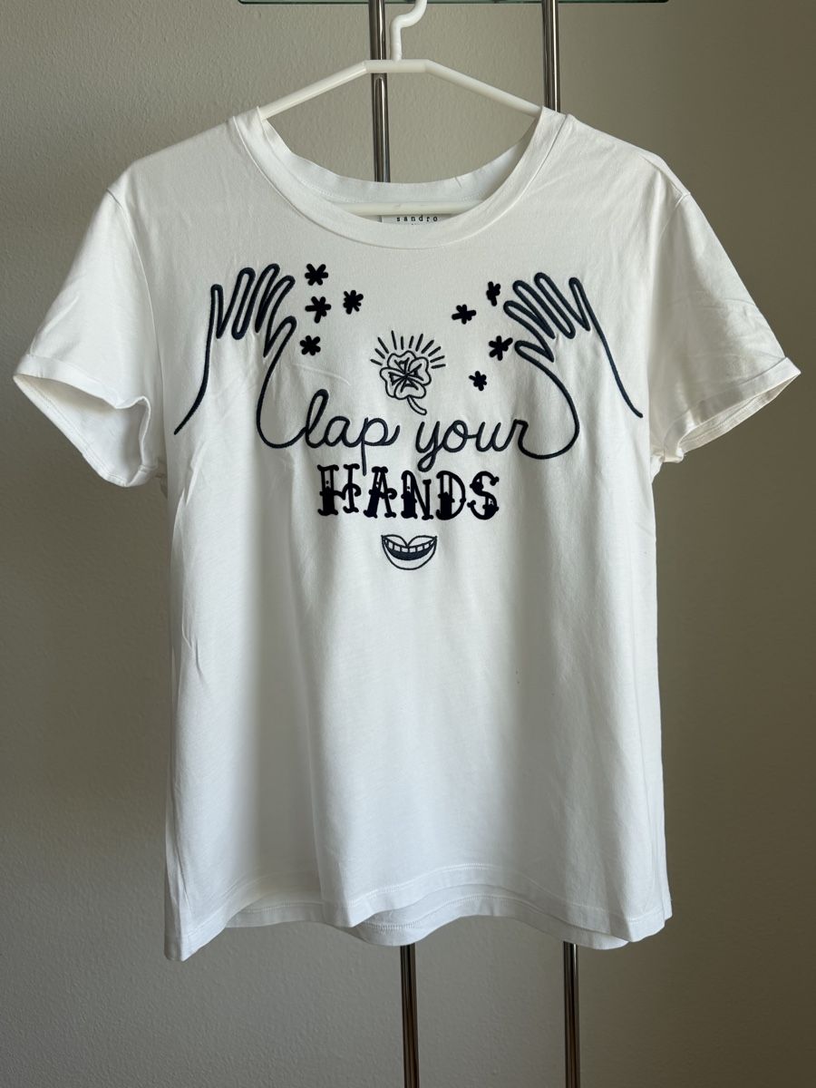 Sandro T-shirt: T-shirt SANDRO, taille 3 – Usato da Cressier FR venduto da Kvito4ka 1