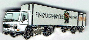 Placchette & Badge: MMM Einkaufsparadies Allschwil Lastwagen – Usato da Hinterkappelen venduto da Schampus