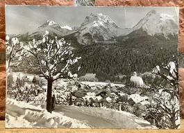 Winter Kurort Scuol Tarasp Vulpera Engadin