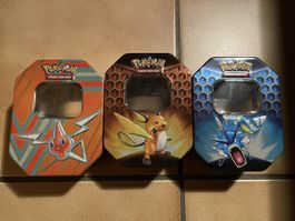 3x Boîtes Pokémon pokébox