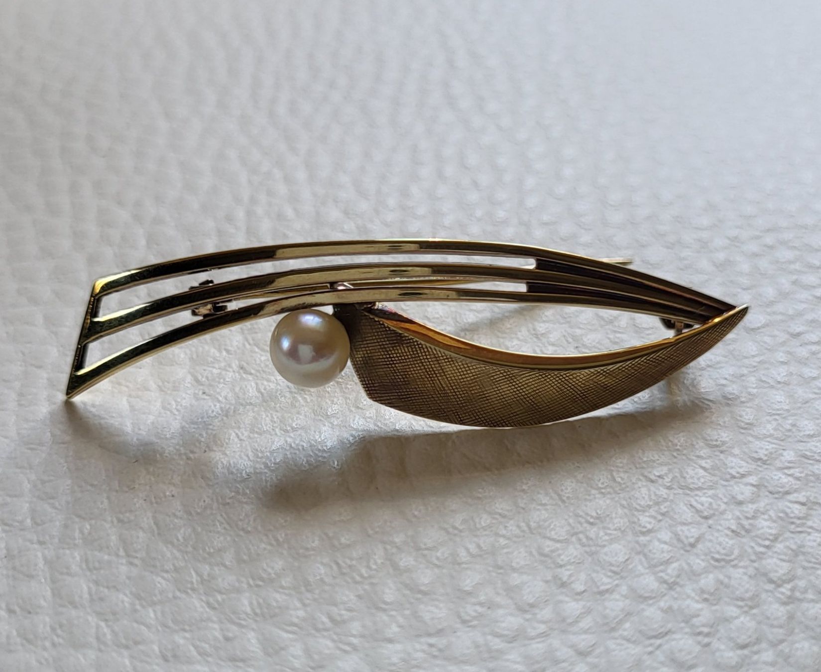 Spille & Fermagli: Gold 585 Broche Mit Perle – Usato da Wald ZH venduto da Dasilver 9