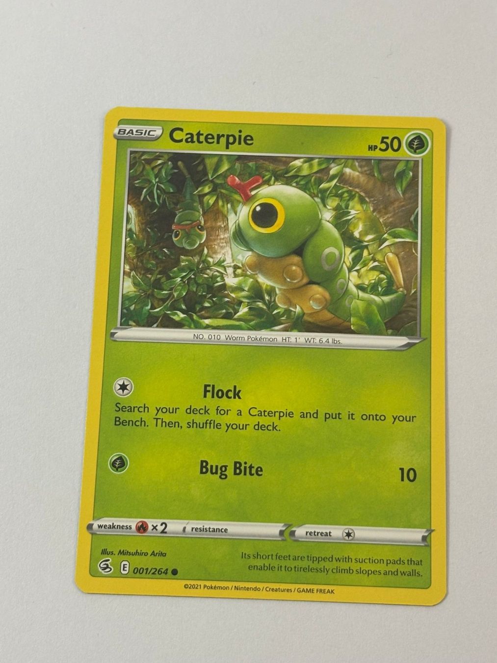 Pokémon Carte collezionabili: Pokemon-Karte Caterpie 001/264 – Usato da Herisau venduto da Seyashop1
