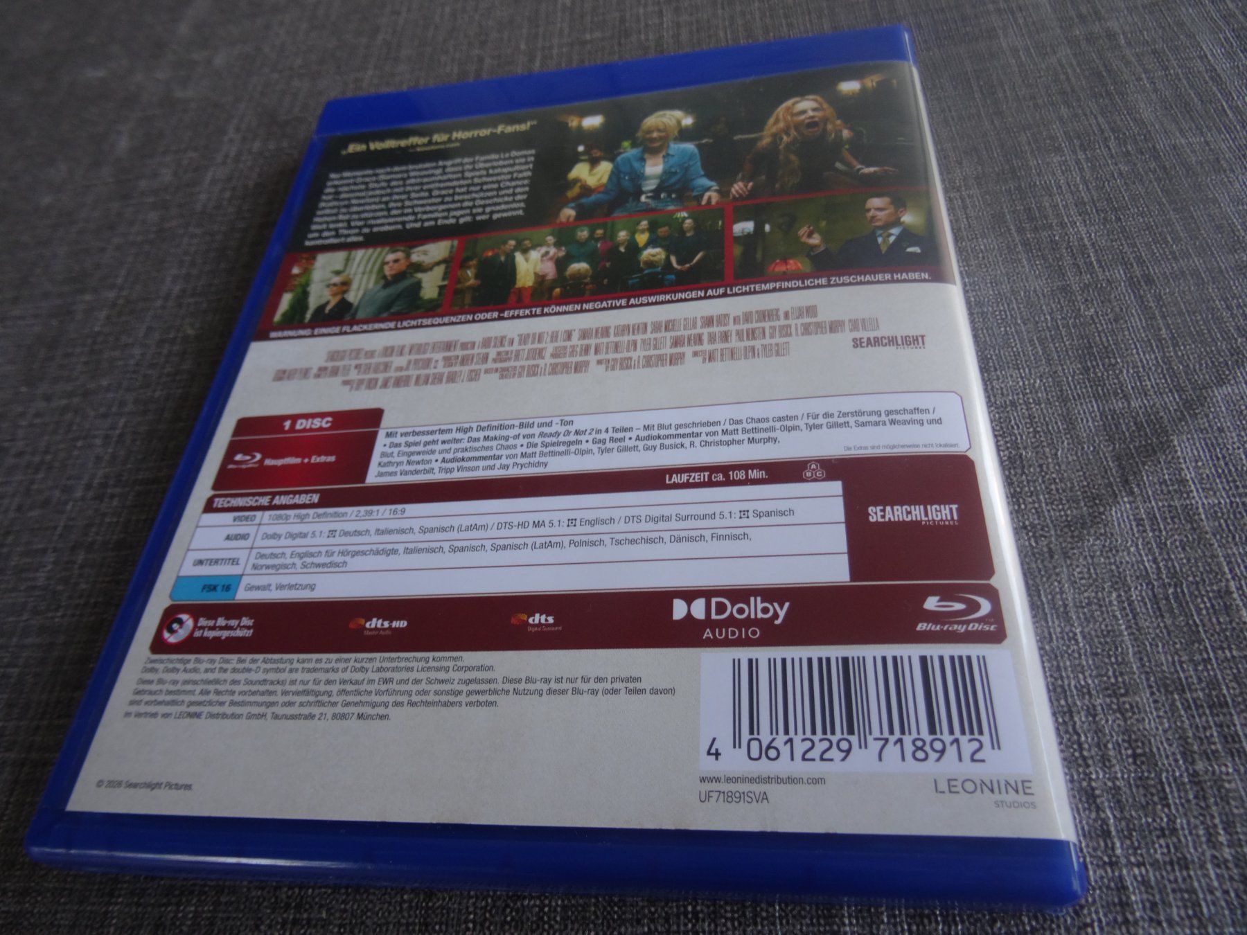 Alle DVDs: Blu-ray Ready or Not 2   top NEUHEIT – Gebraucht aus Olten von Disc-Verkauf 2