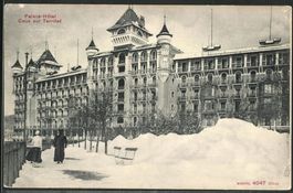 Caux sur Territet, Palace-Hôtel, datée 1907 (Monopol)