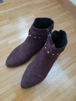 Bottines d'automne/Hiver  élégantes, couleur marron foncé 39