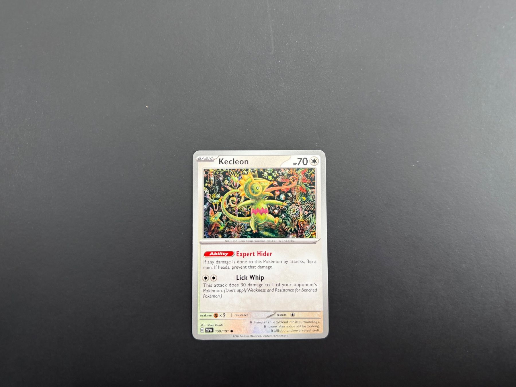 Pokémon Carte collezionabili: Kecleon 150/191 - Shinji Kanda Art – Usato da Zürich venduto da mountainwizard00