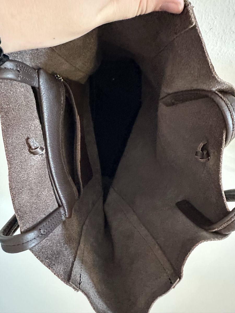 Taschen für Damen: Damen Tasche Leder braun  – Neu (gemäss Beschreibung) aus Uhwiesen von lea_w8k5 1