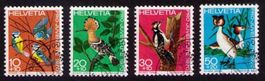 1970_Pro Juventute EINHEIMISCHE VÖGEL_Blaumeise_Wiedehopf...