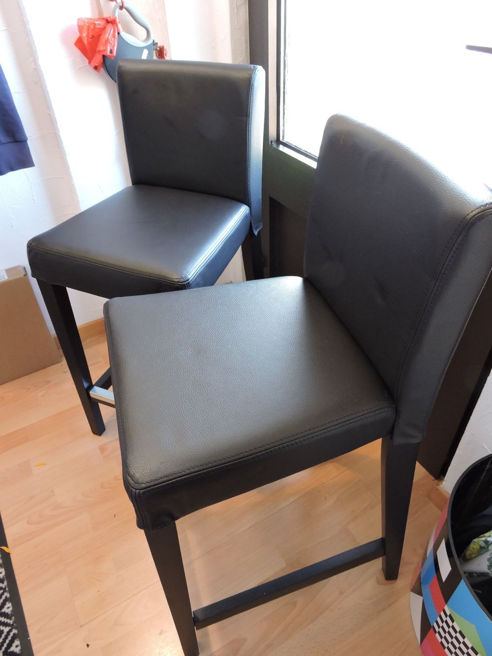 Ikea Sgabelli: 2x Ikea Barhocker Henriksdal Leder Bezug – Usato da Hauptwil venduto da Borusse01 1