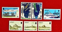 JERSEY GROSSBRITANNIEN SCHIFF FLUGZEUG SATELLIT 1978 1988**