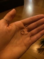 Gold Septum Ring Piercing 