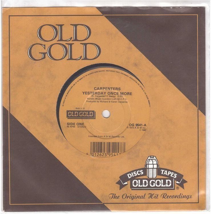 Schallplatten: Carpenters  --  Yesterday once more  Single7 – Gebraucht aus Rheinau von asteng