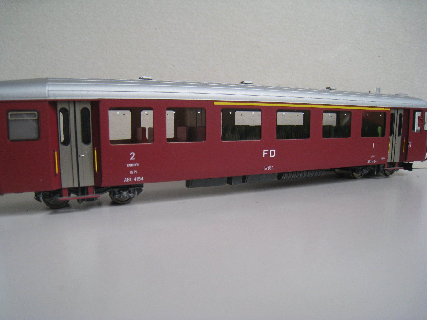 Ferro-suisse Modellini di ferrovie: Ferro Suisse ABt4 4154 oder 4194, FO-Pilot alte Version – Usato da Buchs ZH venduto da swiss-train 4