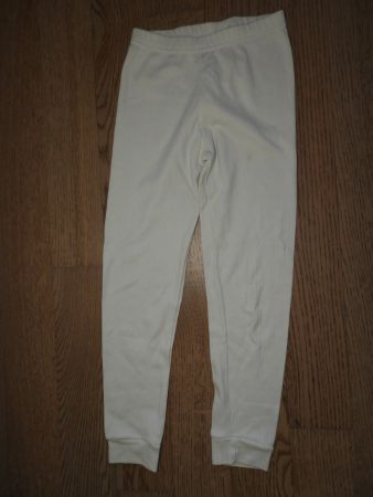 Ski-Leggings weiss, Grösse 140