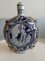 1900-20 "Likörfabrik Senglet Muttenz" Keramik Schnapsflache