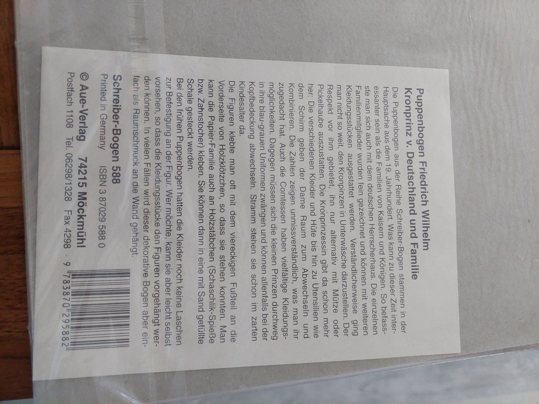 Puppen & Zubehör: Papier Anziehpuppen  antik – Gebraucht aus Muri AG von  4