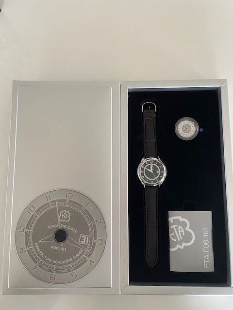 Montre AB AETERNO en bois 100% avec mouvement suisse Ronda Vert