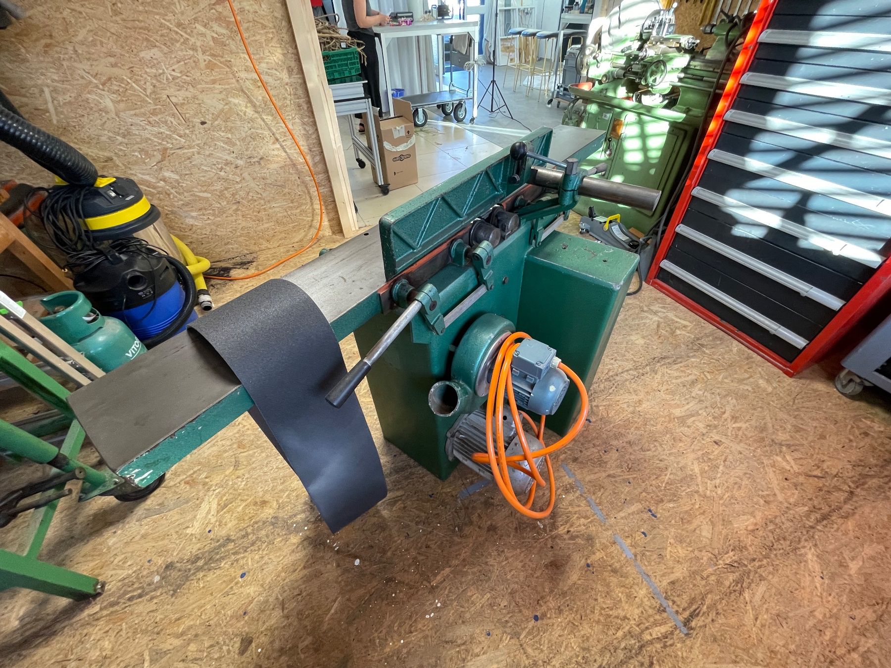Schleifen & Polieren: Bandschleifmaschine  Olimpia 400 V – Gebraucht aus Luzern von Halminator 2