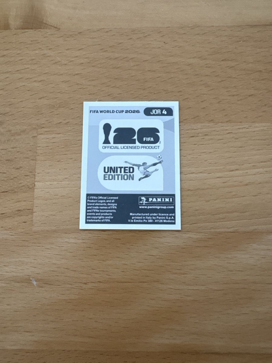 Panini Sammelbilder & Trading cards: FIFA World Cup 2026 Sticker Mohammad Abu Hashish JOR 4 – Neu (gemäss Beschreibung) aus Niederrohrdorf von 92Fischli 1