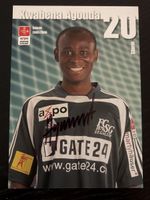 Originale Autogrammkarte Kwabena Agouda FC St. Gallen