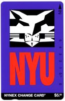 NEW YORK UNIVERSITY - seltene NYNEX Telefonkarte aus den USA