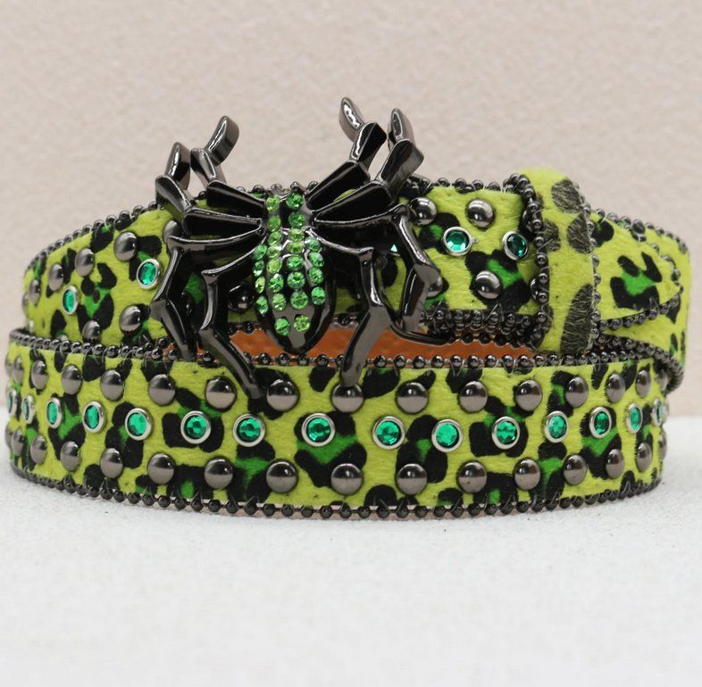 Cinture: Strass-Spinnengürtel mit Nieten - Ceinture strass araignée – Nuovo e nell'imballaggio originale da Lausanne venduto da FASHION-WORLD-SHOP 1