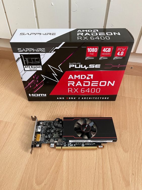 Sapphire AMD Radeon RX6400 4GB Low Profile Grafikkarte | Kaufen auf Ricardo