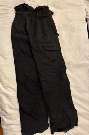 Schwarze Skihose - für Jugendliche Grösse 156/164