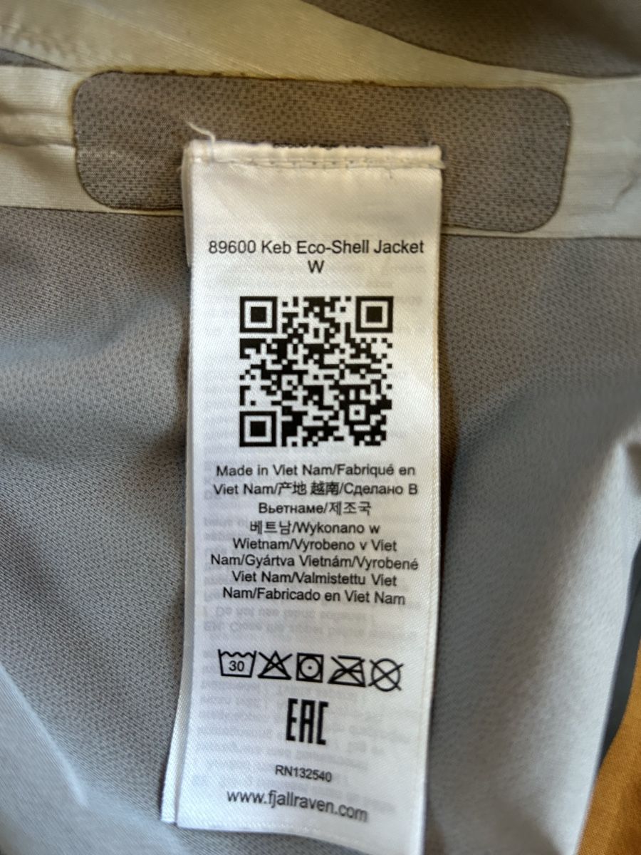Fjällräven Giacche: Fjällräven Keb Eco-Shell Jacke, XL – Usato da Wil ZH venduto da volta16 2