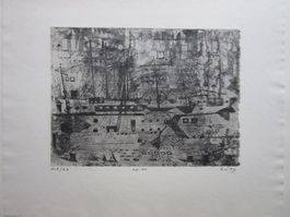 LÜBY  LITHOGRAPHIE SIGNIERT