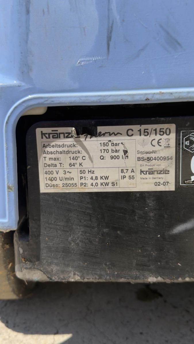 Kränzle Nettoyeurs à haute pression: Kränzle therm C 15/150 ab 1.- – D'occasion à Walterswil BE par mimibabap 4