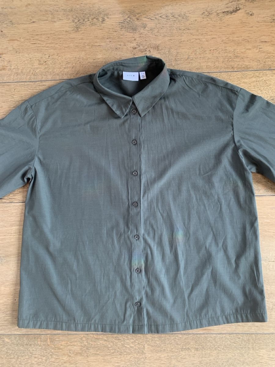 Vila Camicette: Vila Bluse, khaki, 40 – Usato da Thierachern venduto da reten 1