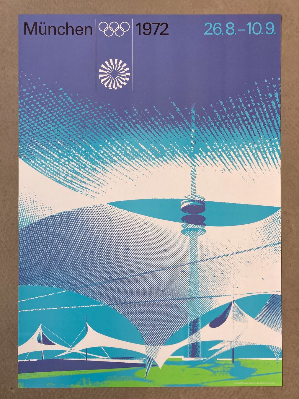 Foto & Immagini: Plakat Poster A1 Format Olympia München 1972 – Usato da Zürich venduto da einszweidrei4