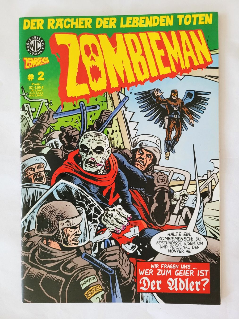 Comics: Zombieman Nr.2 von 2019 – Gebraucht aus Schöftland von huair