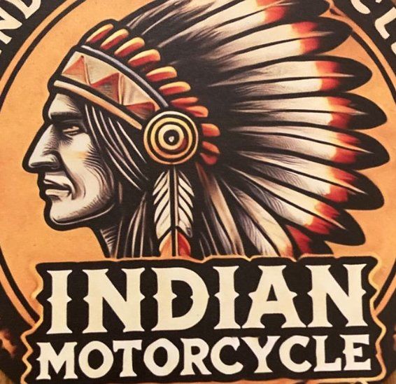 Indian Motorcycle Chopper: Indian Motorcycles/ Schönes Blechschild /20 CM / neu!!! – Nuovo e nell'imballaggio originale da Bremgarten AG venduto da Eurotiz