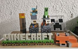 Minecraft Figuren & Lampen Set