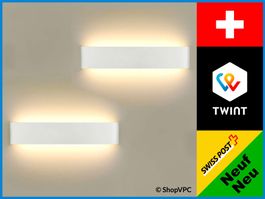 2 Stücke Wandlampen LED 16W - Wandleuchte Wasserdichte