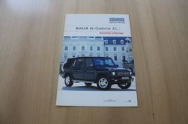 Mercedes G BAUR G-Cabrio XL Prospekt