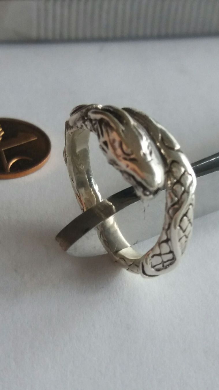Bagues: Schlange Silber Ring  / Serpent argent – D'occasion à Laufen par Sunjupite7 5