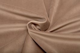 Stoff Velour Silber Meterware