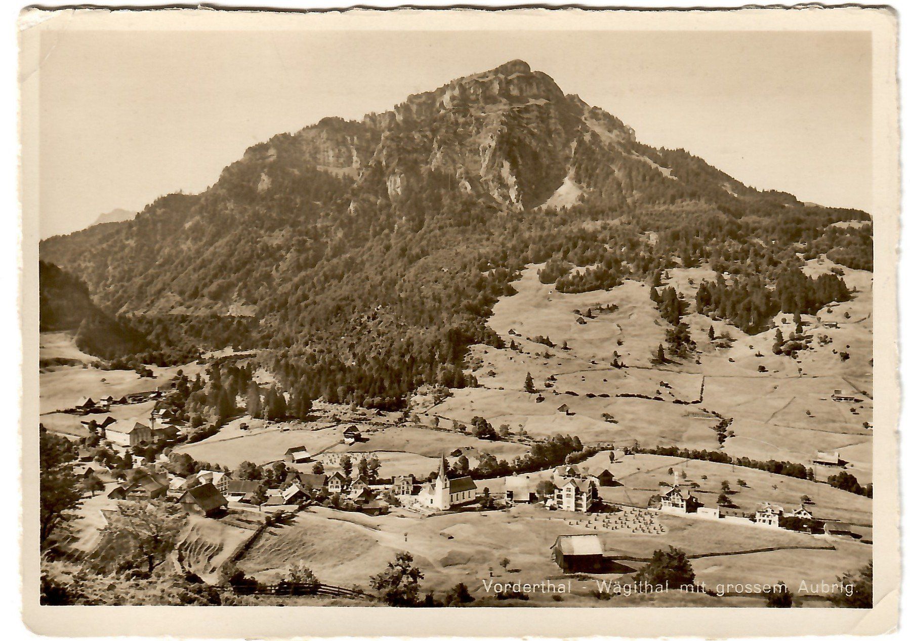Ansichtskarten: Ansichtskarte Vorderthal  -  Wägithal – Gebraucht aus Kerns von etma3